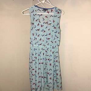 Light Blue Patterned Dress